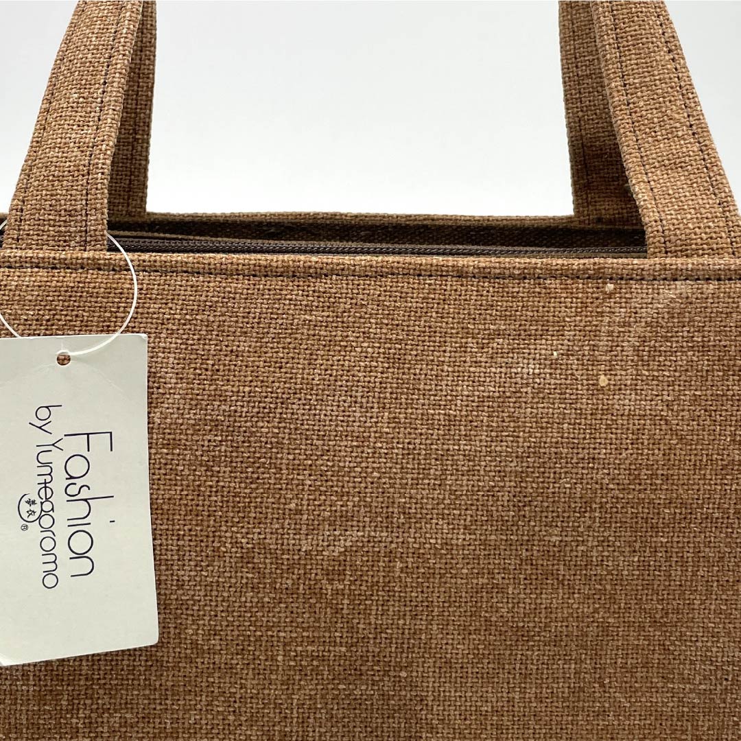 (Like New) Casual Japanese Style Bag, New Rank, Sake Bag, Rikyu Bag, Brown, 113900127114