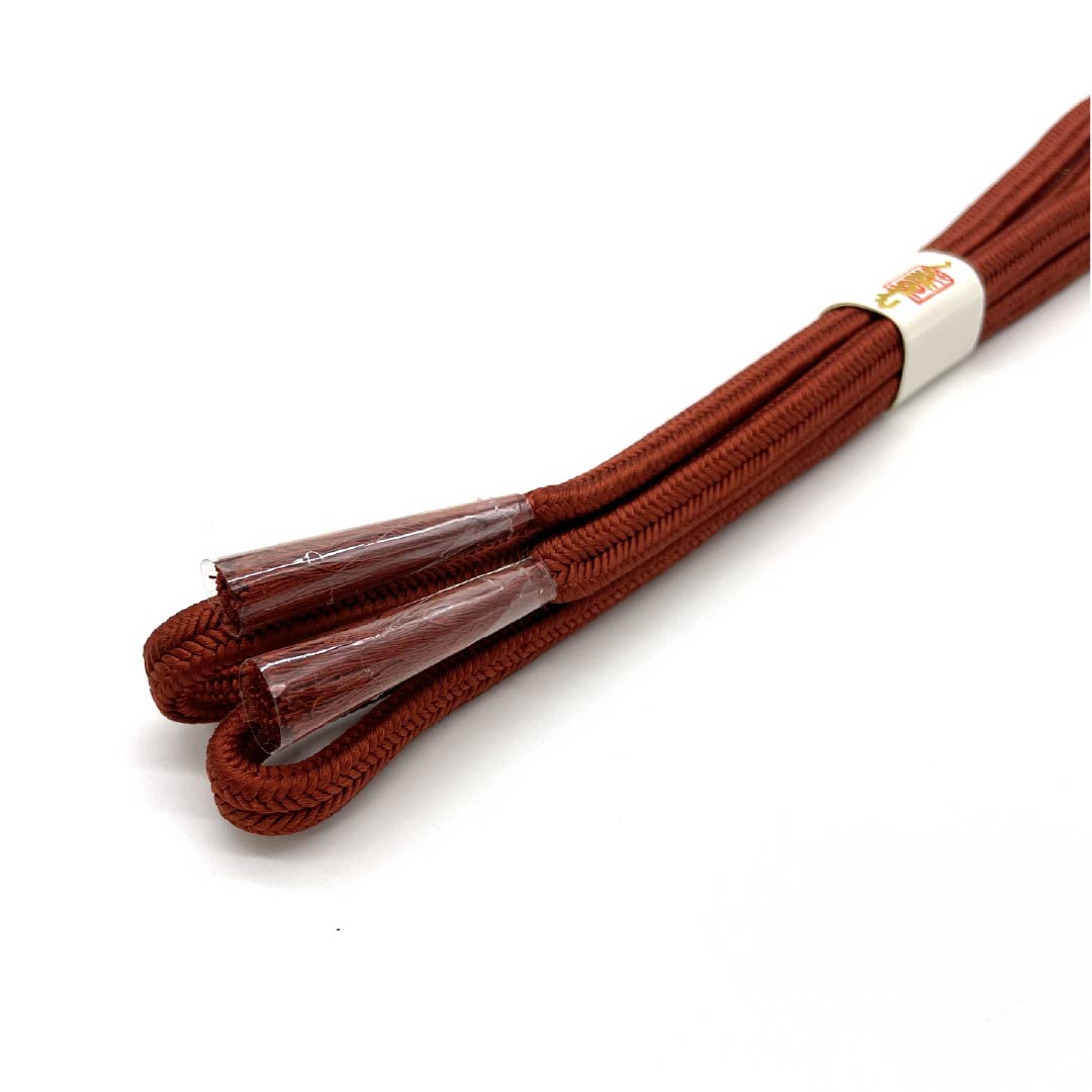 (新古品) 帯締め 正絹 赤銅色(しゃくどういろ) 冠組 新古品 長さ約162cm 幅約1cm セミフォーマル NEWランク 茶系 1135003591314
