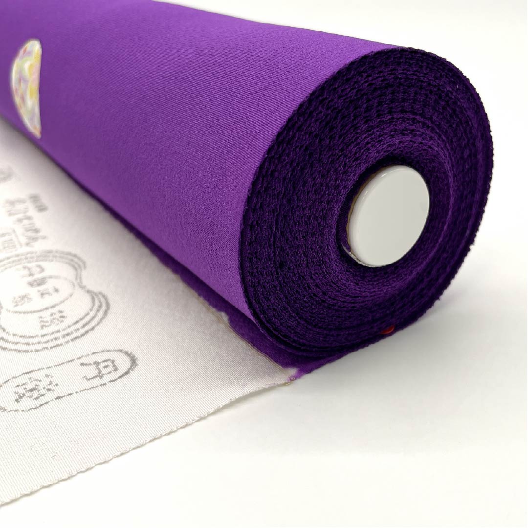 Fabric Komon Pure Silk Purple Tango Chirimen Ball Classic Pattern New Rank Purple 1130001071920