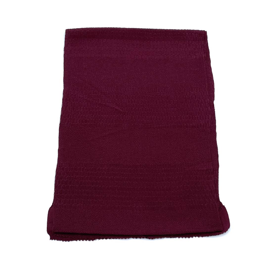 Obiage, pure silk, casual, mulberry color, plain, length 166cm, width 27cm, S rank, purple, 1136000452920