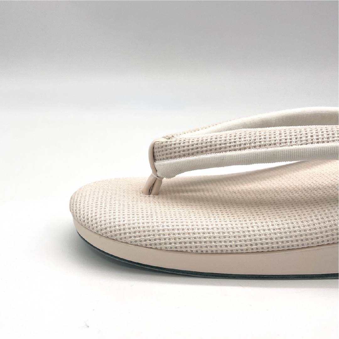 (Like New) Casual Zori Sandals, Synthetic Leather, New Condition, La Sole, Low-Rebound, Sisal, 24cm Length, Size L, Pink, Product Number: 1122001541413