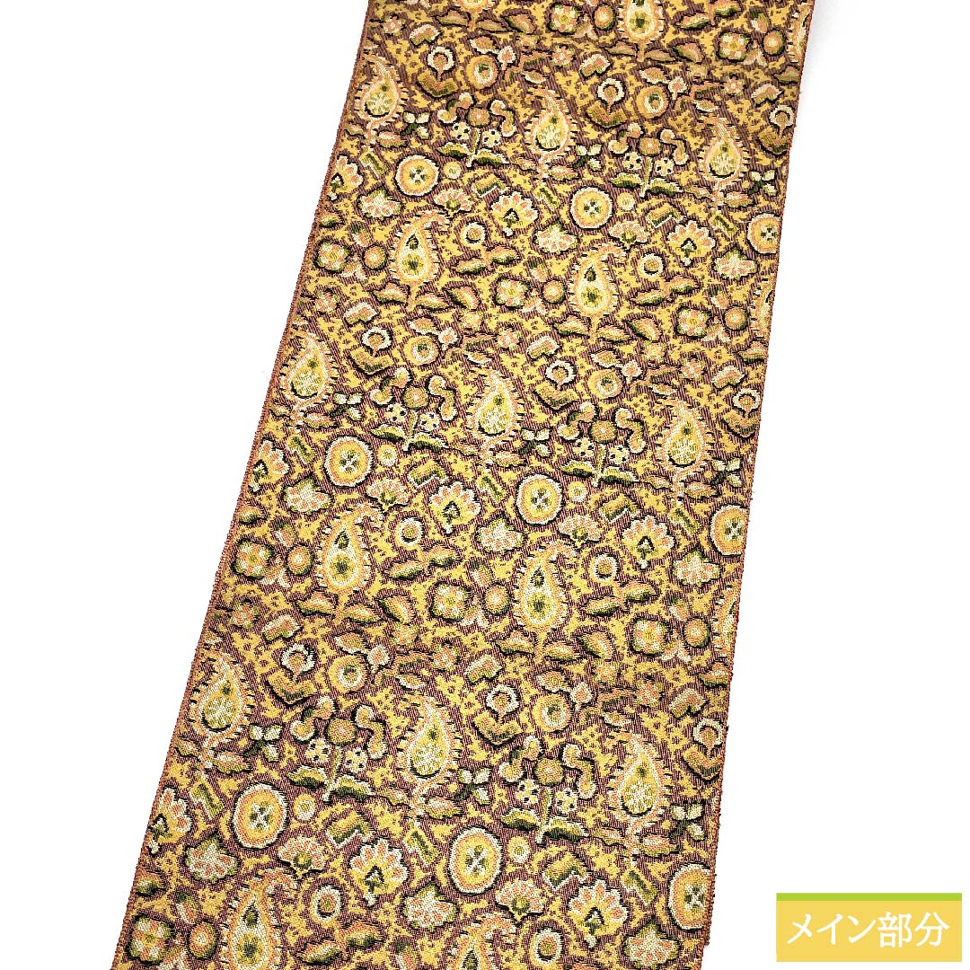 Nagoya obi, red obi, abstract pattern, obi length 336cm, pure silk, S rank, full length, casual, purple, 1124005572320, open style