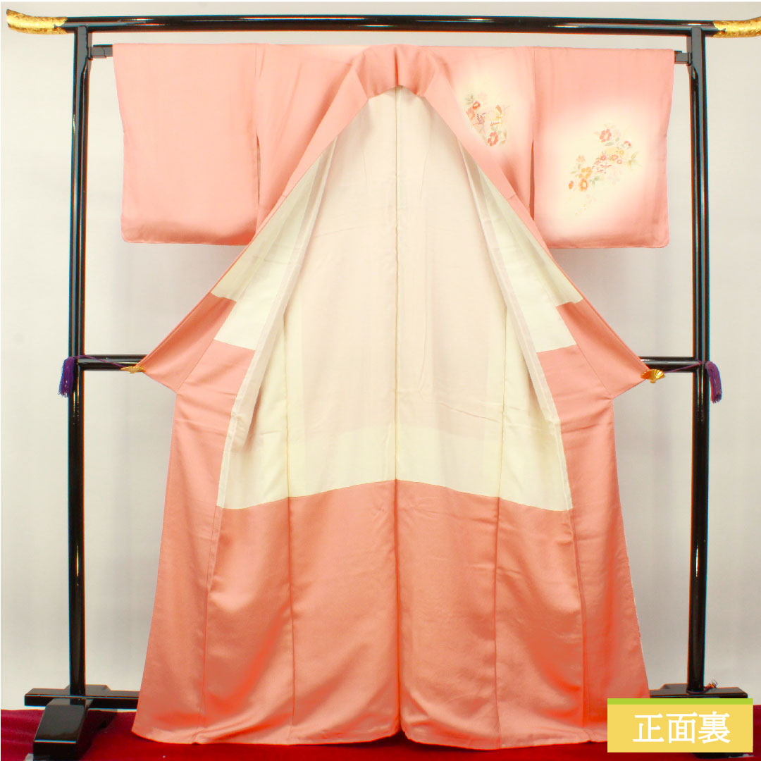 Homongi Pure silk Sleeve length 167.5cm Sleeve length 66.5cm Single plum color Suzhou embroidery Shantou embroidery Auspicious pattern S rank Pink 1112004062513
