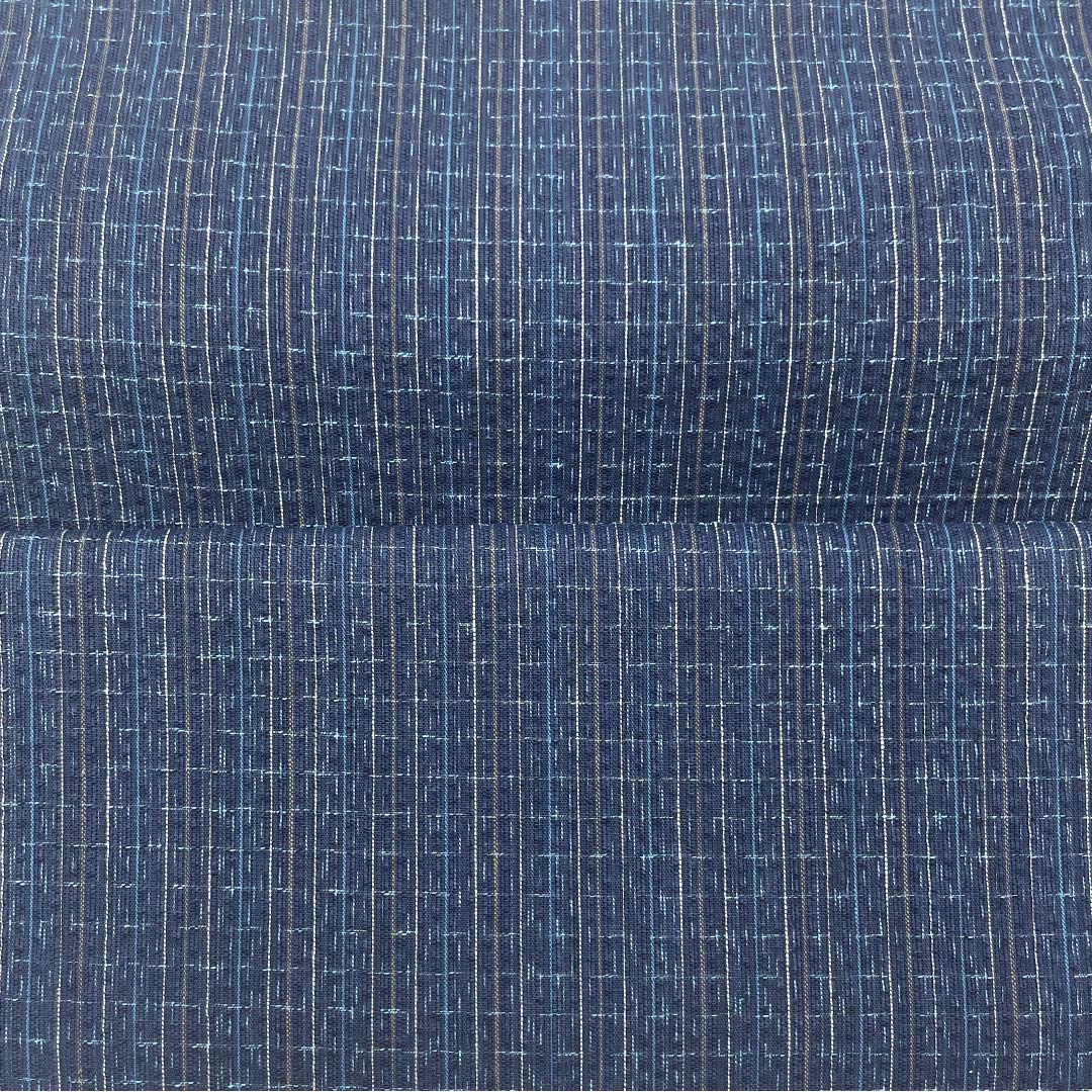 Yukata cloth, cotton, Awa Shijira, Important Intangible Cultural Property, genuine indigo dye, blue-black color (aoguroiro), S rank, navy blue, 1130000982918