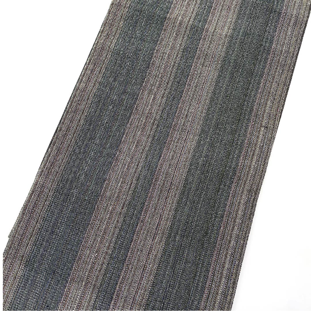 Fukuro Obi, Geometric Pattern, Braided, Made by Hinaya, Length 438cm, Pure Silk, S Rank, Pointed Pattern, Semi-Formal, Gradient Style, 1123006672399