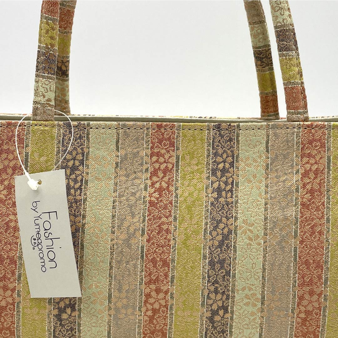 (Like New) Semi-Formal Japanese Style Bag, New Rank, Shosoin Design Rikyu Bag, Beige, 113900119125