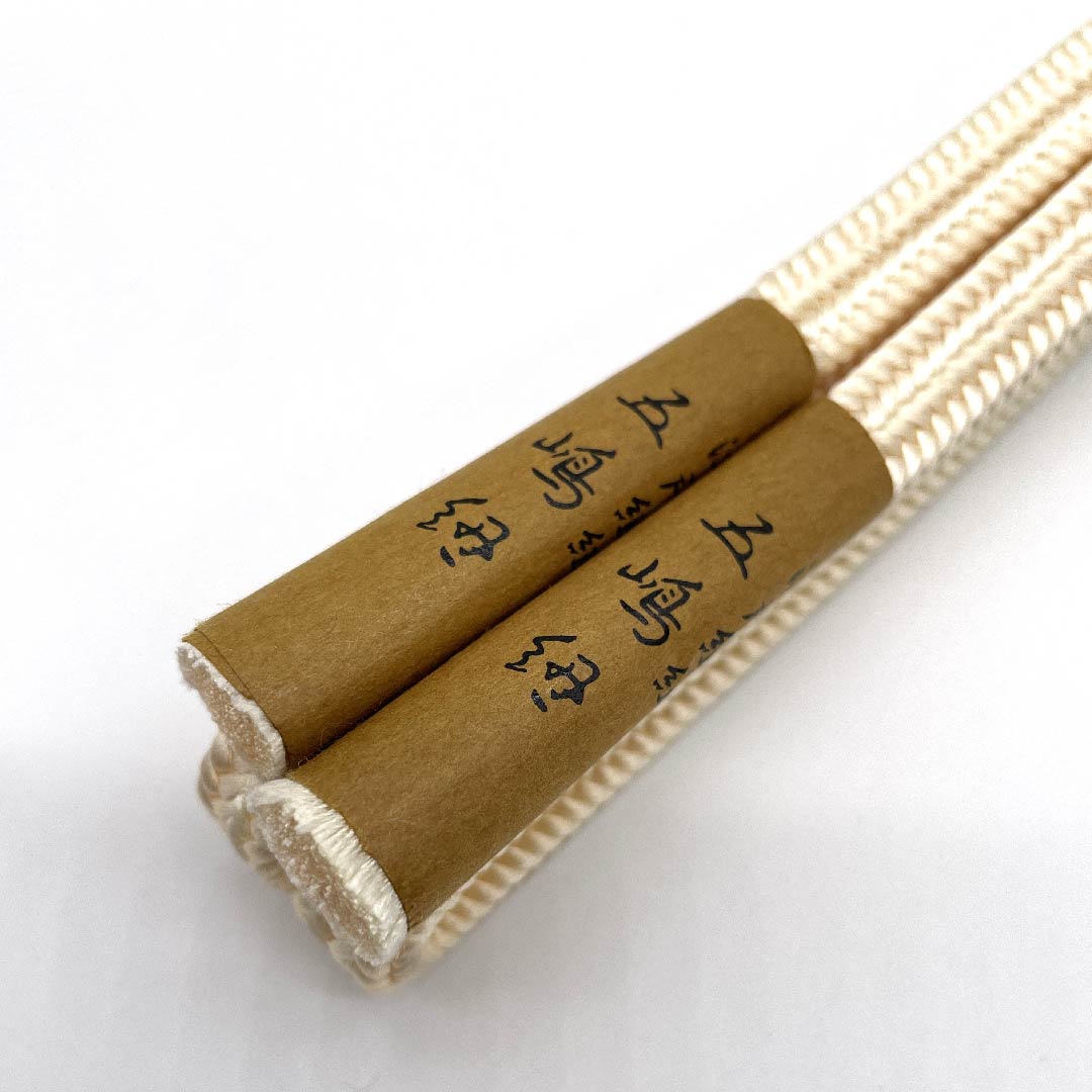 (New old stock) Obi-jime (belt tying) made of pure silk, quarter-length cord, light egg color, Goshima cord, crown (yurugi), Edo braid, length approx. 162cm, width approx. 1cm, casual, S rank, cream color, 1135000402915