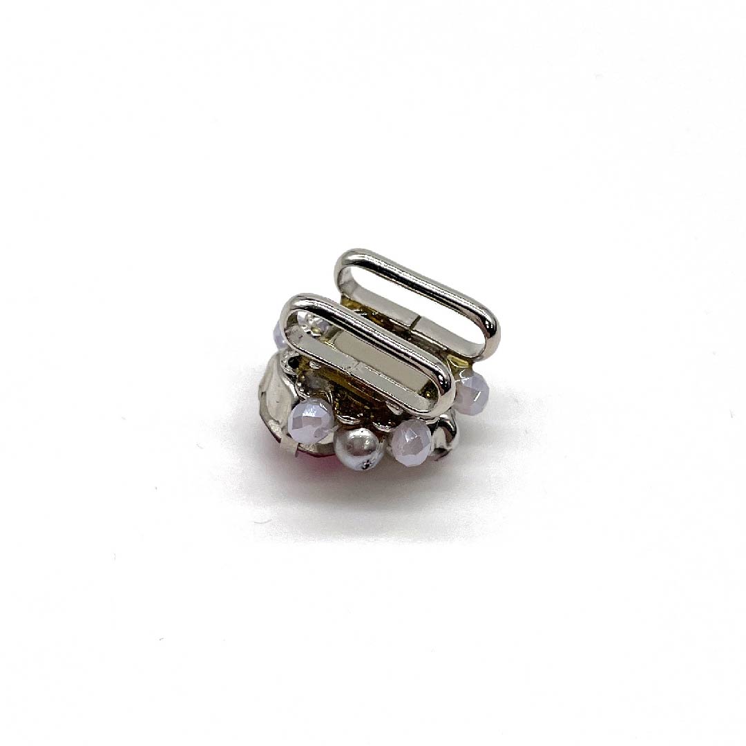 (New old stock) Obidome Other Casual Rhinestone Pearl Length approx. 2cm Width approx. 2cm S rank Pink 1137000872913