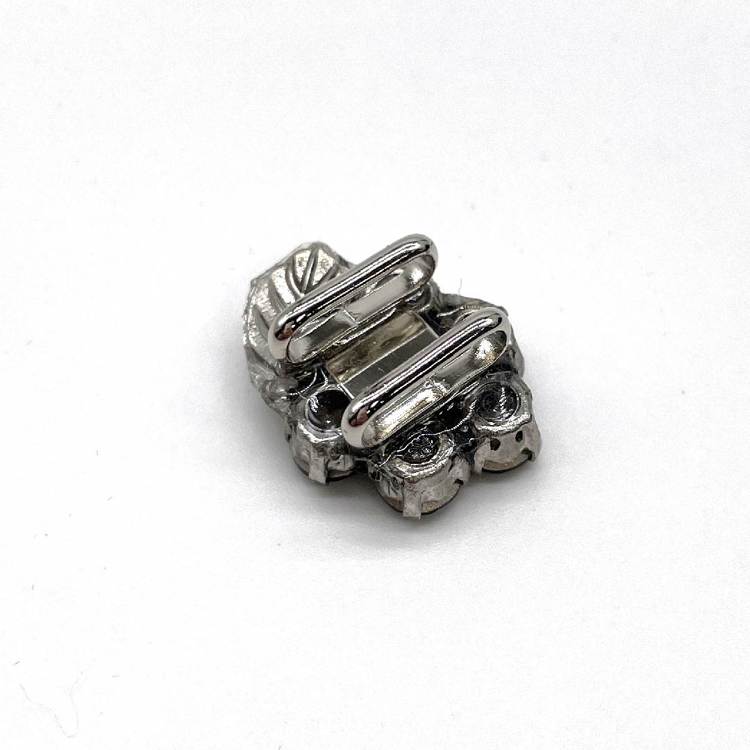 (新古品) 帯留め その他 カジュアル ラインストーン 木の実 長さ約2cm 幅約2.5cm Sランク 黒系 1137000932910