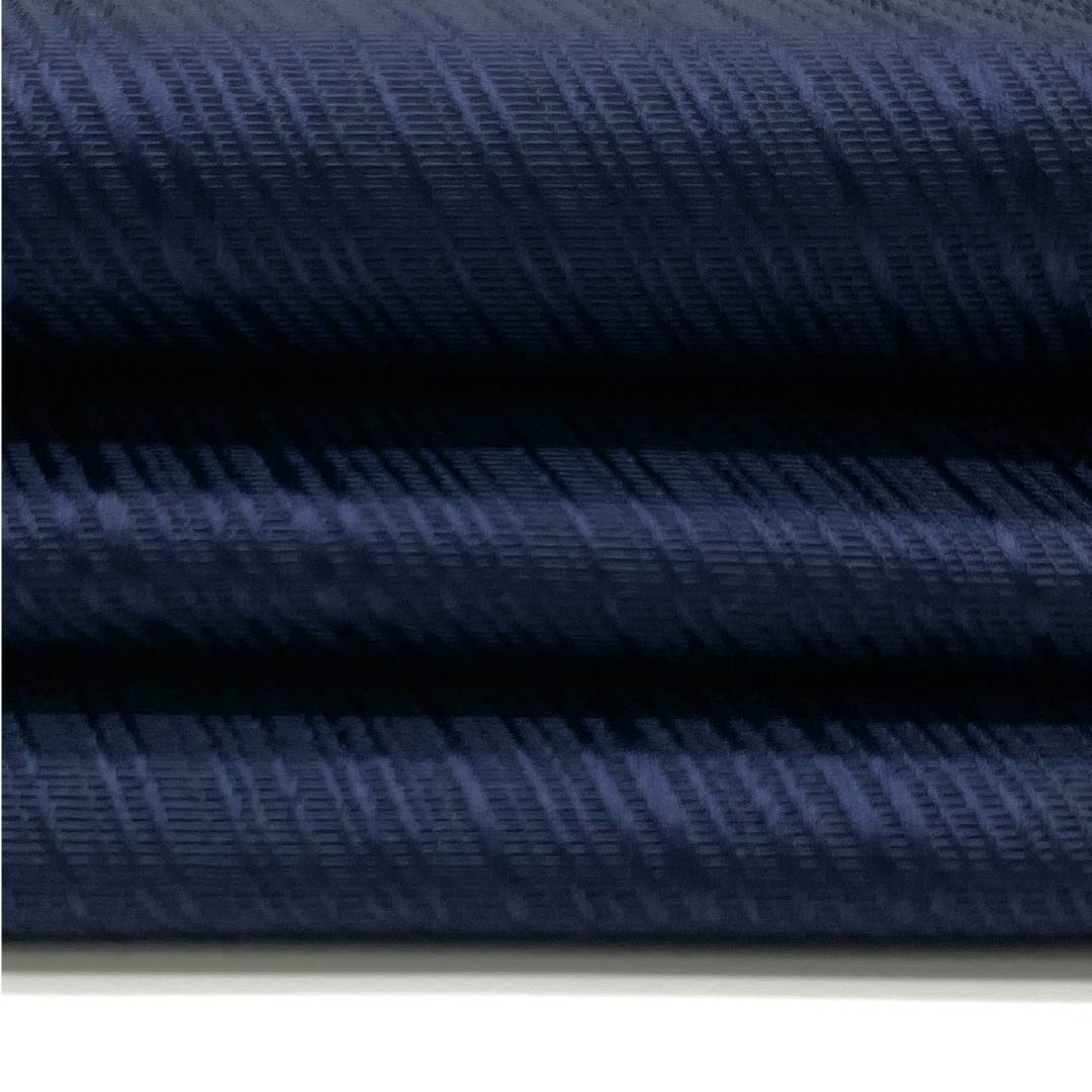 (Unmade) Kaku-obi (cotton sash) in navy blue with diagonal lines, obi length 392cm, width 10cm, rank S, navy blue, 1134000452918