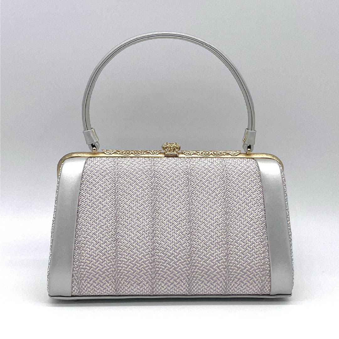 (Like New) Formal Japanese Style Bag, Goshima Himo, Purple, 113900100120