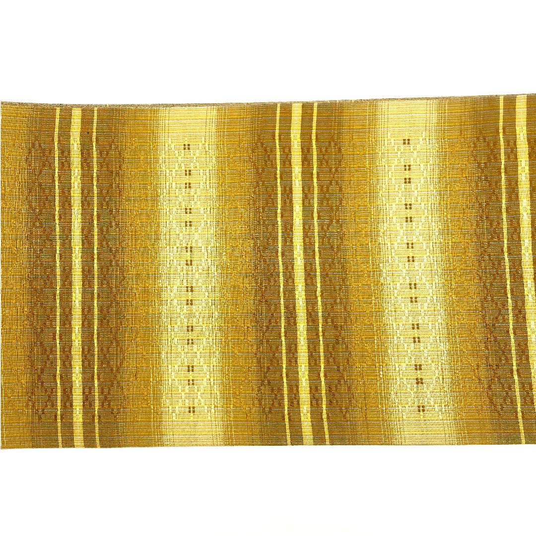 Fukuro Obi, Hanaori, Horizontal Gradation, Length 438cm, Pure Silk, S Rank, Full Length, Casual, Gradient Style, 1123002732399
