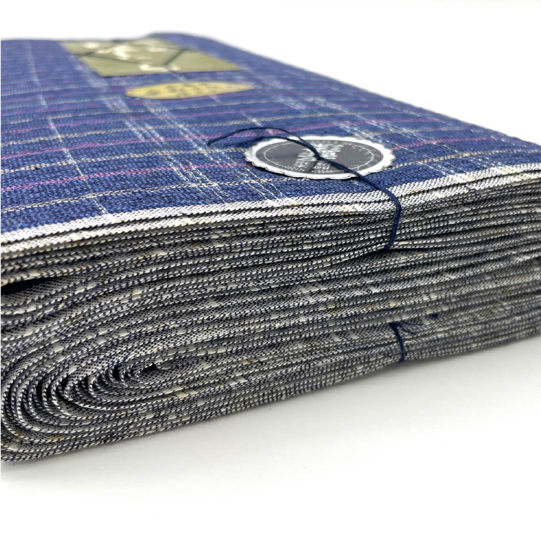 Yukata cloth, cotton, Awa Shijira, Important Intangible Cultural Property, True Indigo dye, Korean indigo color, S rank, navy blue, 1130000742918