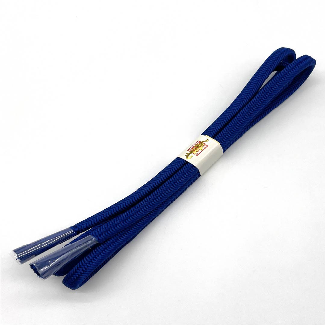 (New old stock) Obijime (belt sash) Pure silk Deep bellflower color Crown set New old stock Length approx. 151.5cm Width approx. 1cm Semi-formal NEW rank Blue 1135003541317