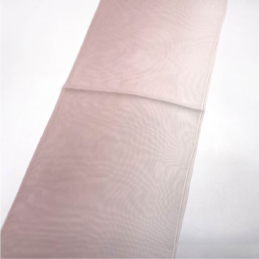 帯揚げ 正絹 NEWランク セミフォーマル 桜色(さくらいろ) グラデーション 夏物 単色 長さ約180cm 幅約29.5cm ピンク系 1136001031913