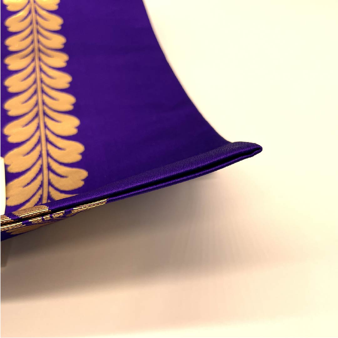 Half-width Obi, Other, Violet (Sumireiro) and Wisteria, Length 352cm, Purple, S Rank, 1125002022320