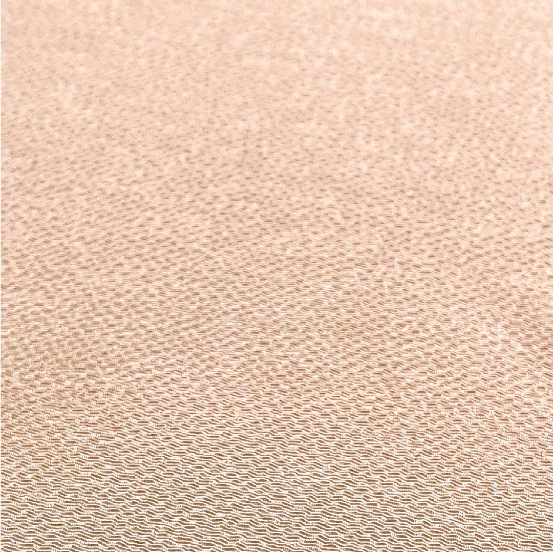 (New old stock) Formal obiage, pure silk, light persimmon color, crepe, plain, for furisode, length 164cm, width 27.5cm, S rank, beige, 1136000042925