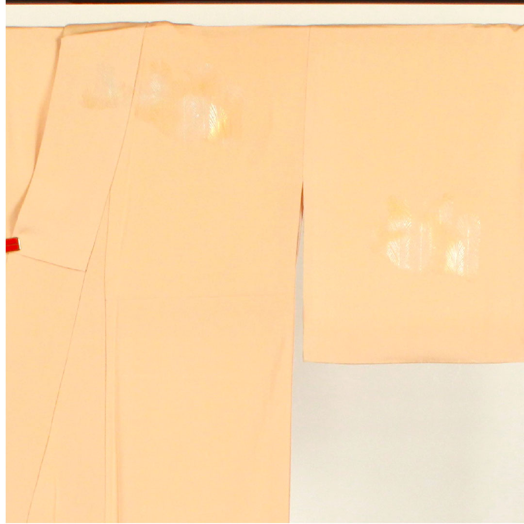 訪問着 袷 身丈160cm 裄丈66cm 金彩加工 扇 正絹 Sランク ピンク系 1112001382413