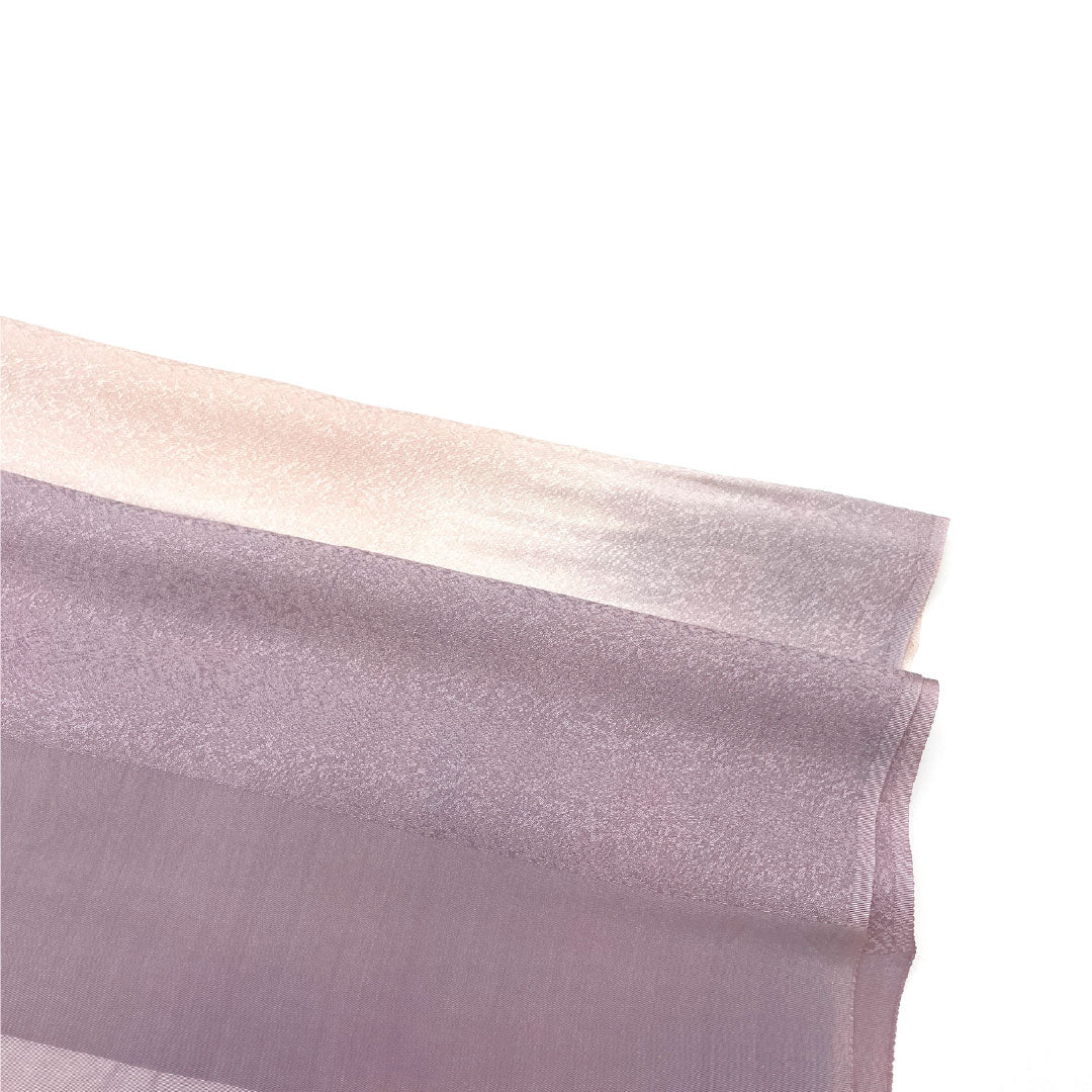 Semi-formal silk obiage (sash sash), S-rank, pale purple and fading crimson, approximately 168cm long and 30cm wide, purple-based. Product code: 1136001632920