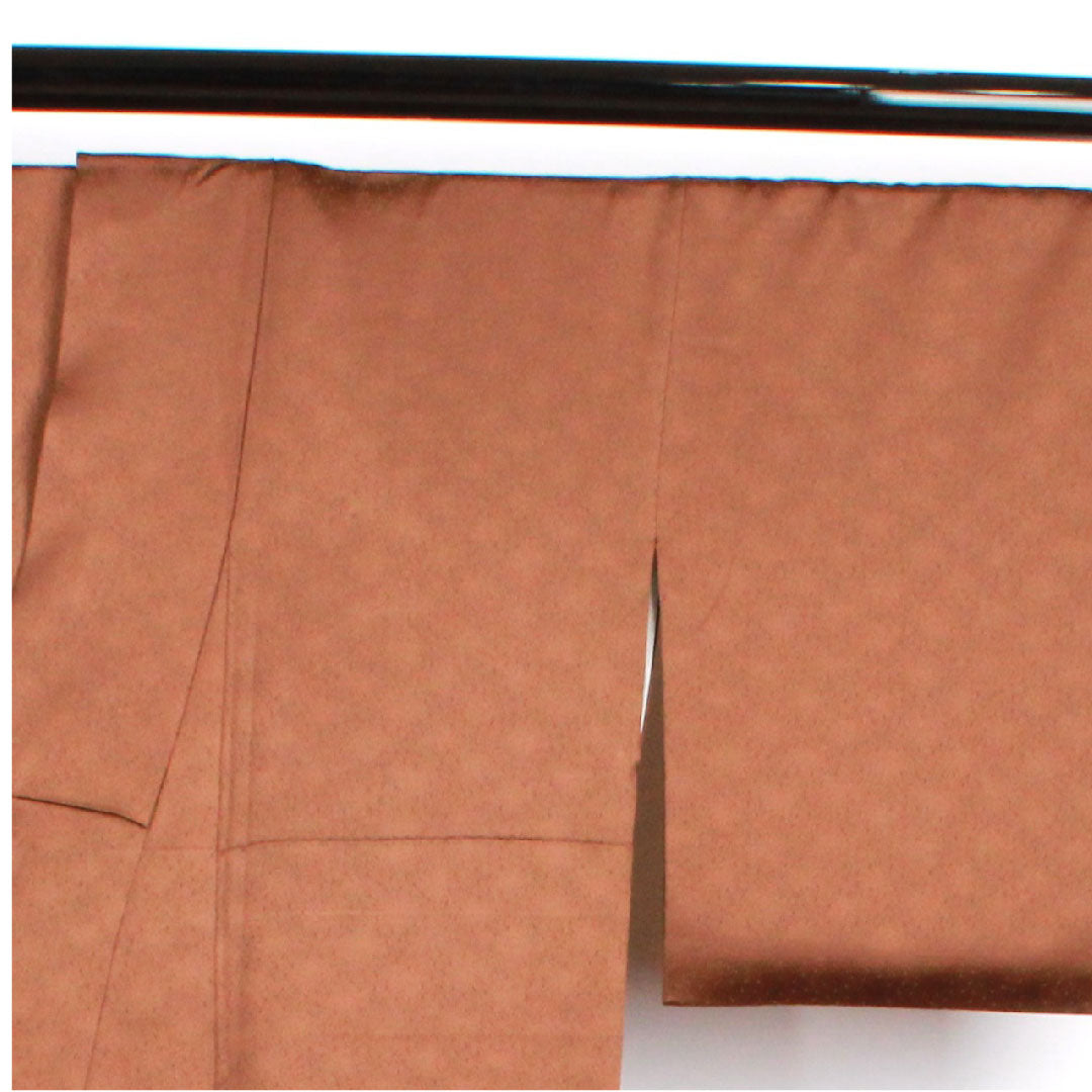 Colored Tomesode, Length 160cm, Sleeve Length 64cm, Awase, Constitution Color, Living National Treasure, Fukuda Yoshishige, Floral Pattern, Different Sedge, Pure Silk, S Rank, Three Crests, Brown, 1111000422414