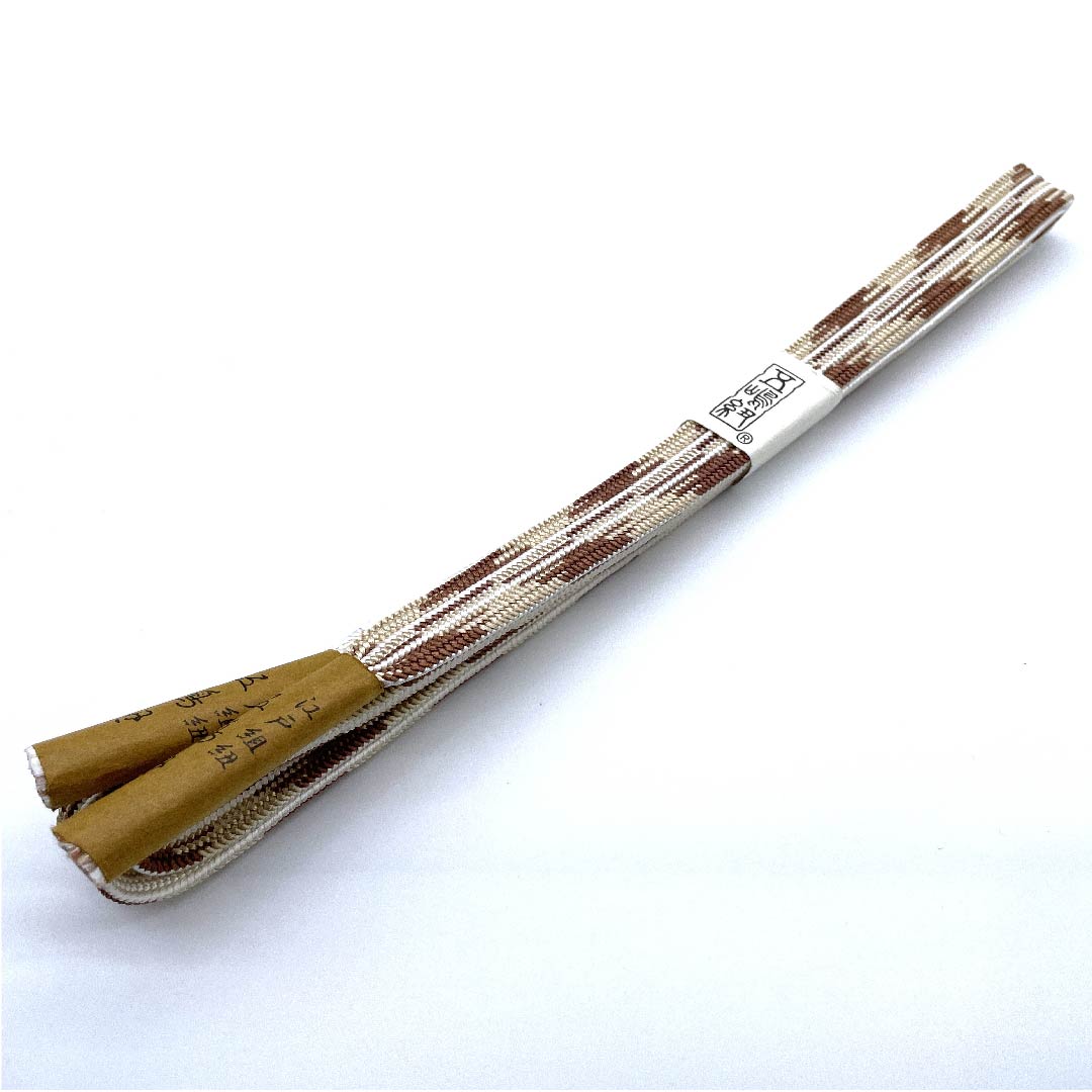 (新古品) 帯締め 正絹 四分紐 グラデーション 五嶋紐 江戸組紐 新古品 長さ約156cm 幅約1.5cm カジュアル Sランク グラデーション系 1135001922999