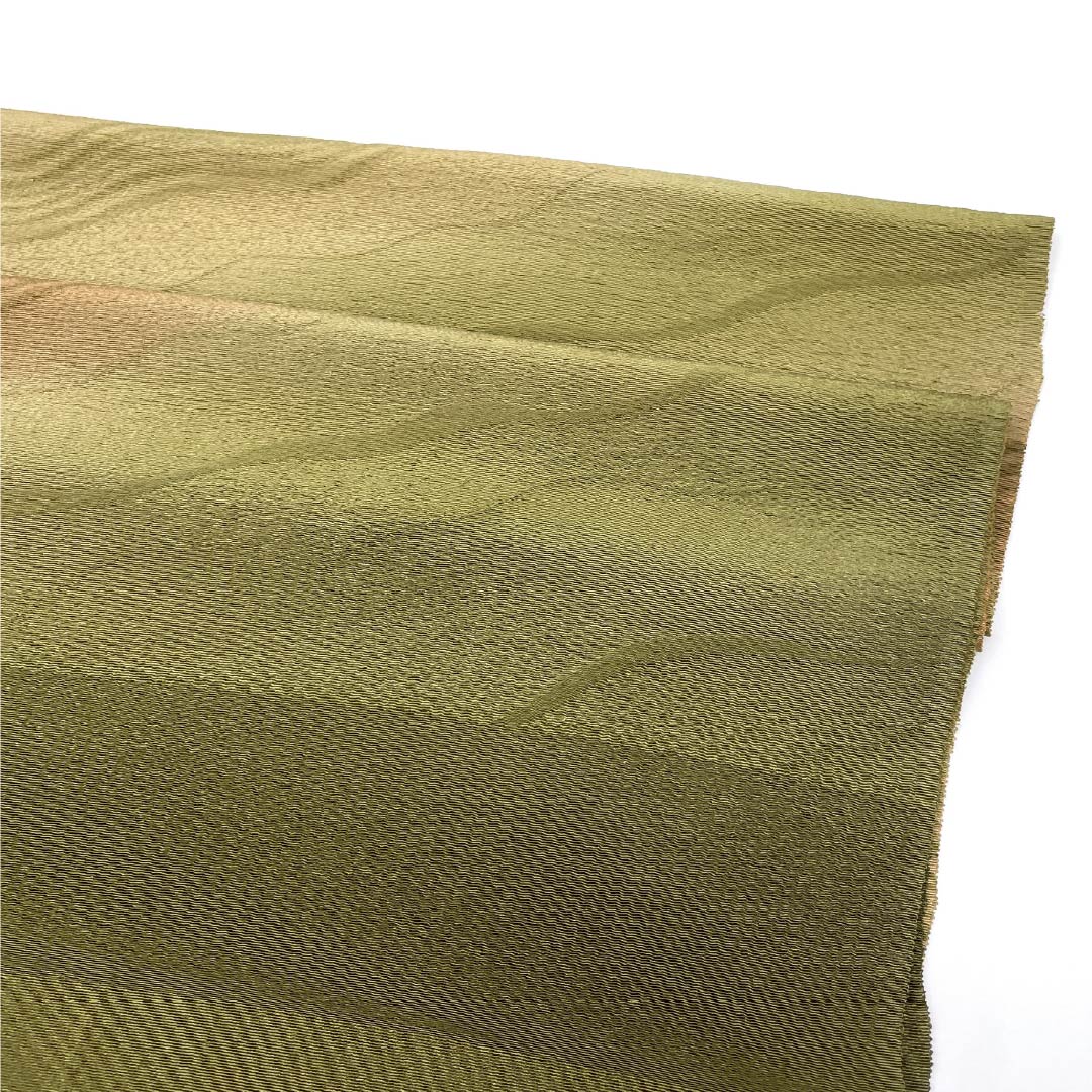 Obiage Silk S Rank Semi-formal Olive Green Abstract Pattern Length approx. 167cm Width approx. 31cm Green 1136002992919