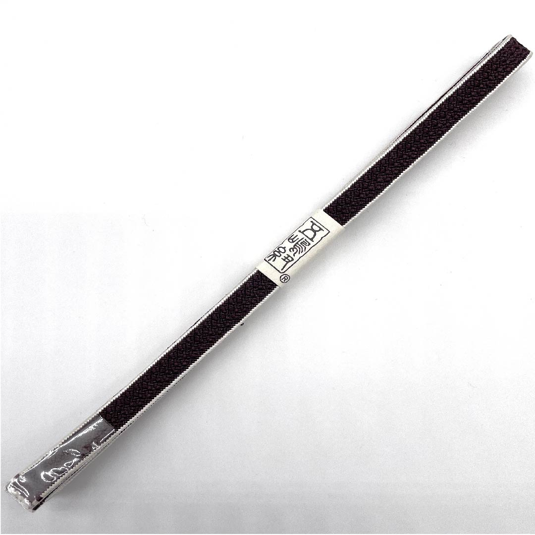 (新古品) 帯締め 正絹 三分紐 二人静色(ふたりしずかいろ) 五嶋紐 新古品 長さ約129cm 幅約0.9cm カジュアル Sランク 紫系 1135000712320