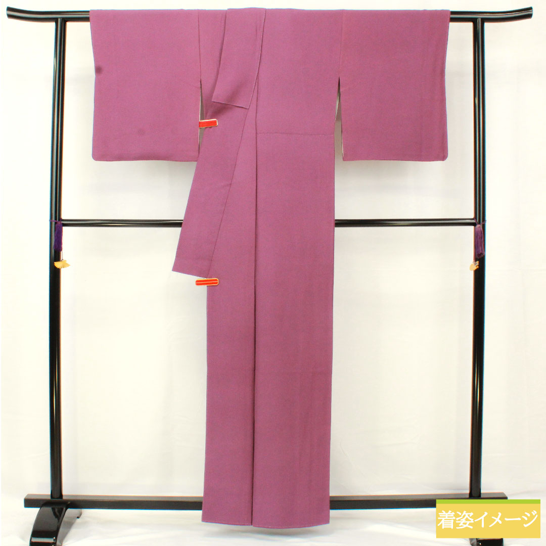 Plain color, pure silk, length 158.5cm, sleeve length 66cm, ancient purple, plain color, one crest, two-ply pattern with a circle around it, lined, A rank, purple, 1114001723320