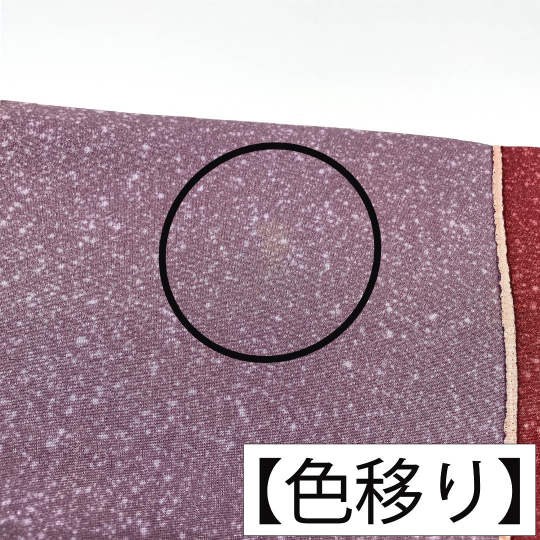 帯揚げ 正絹 Aランク カジュアル 古代紫(こだいむらさき) 海老色(えびいろ) 木蘭色(もくらんじき) たたき染め風 長さ約172cm 幅約30cm 紫系 1136003993920