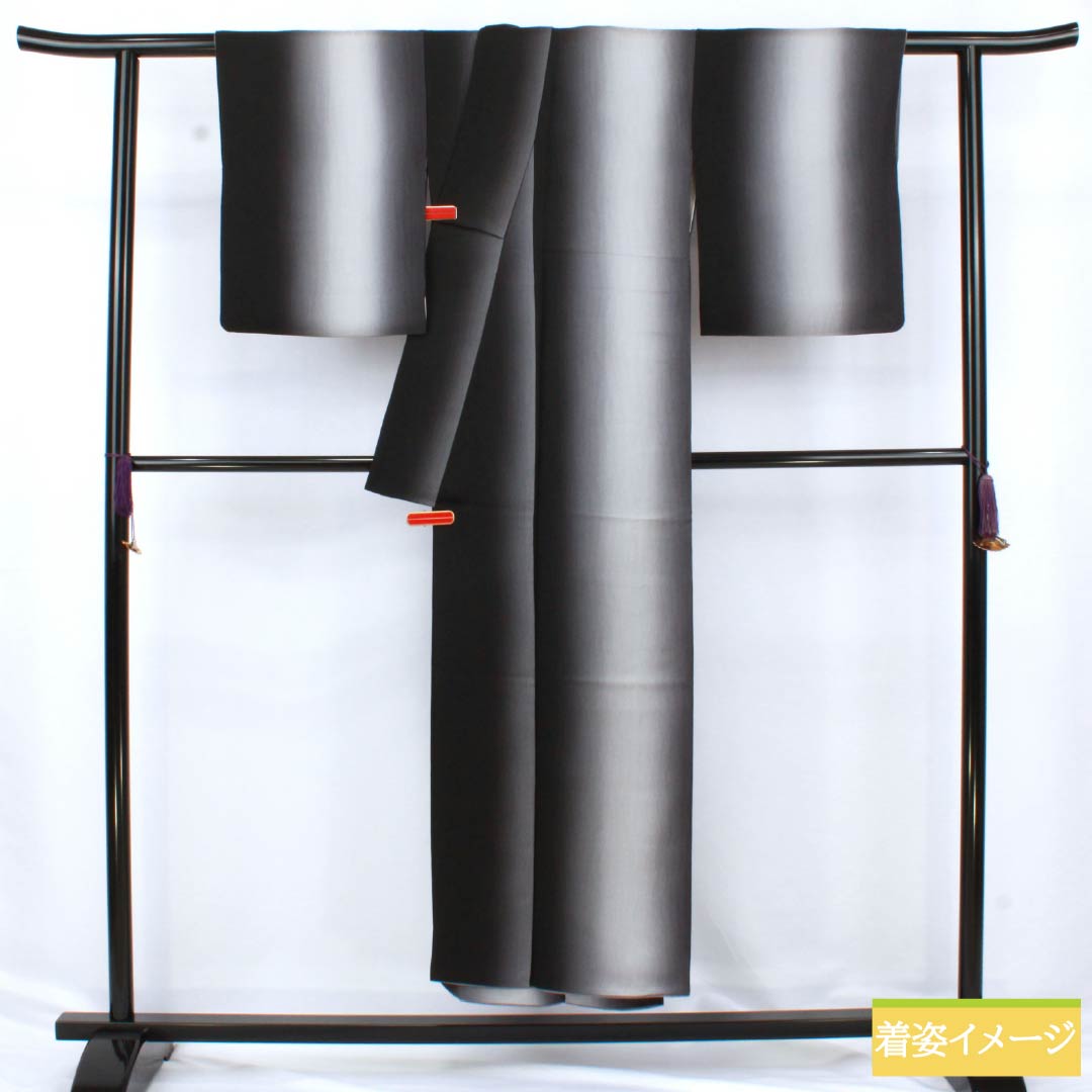 Komon (small pattern) pure silk, A-rank, length 149cm, sleeve length 64cm, lined, vertical shading, silk guard, monotone, product number 1115007233127