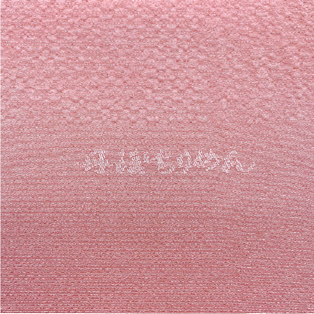 (New old stock) Formal obiage, pure silk, single layer plum color (hitoeumeiro), Tango crepe, plain, new old stock, length 164cm, width 30cm, S rank, pink, 1136000162913