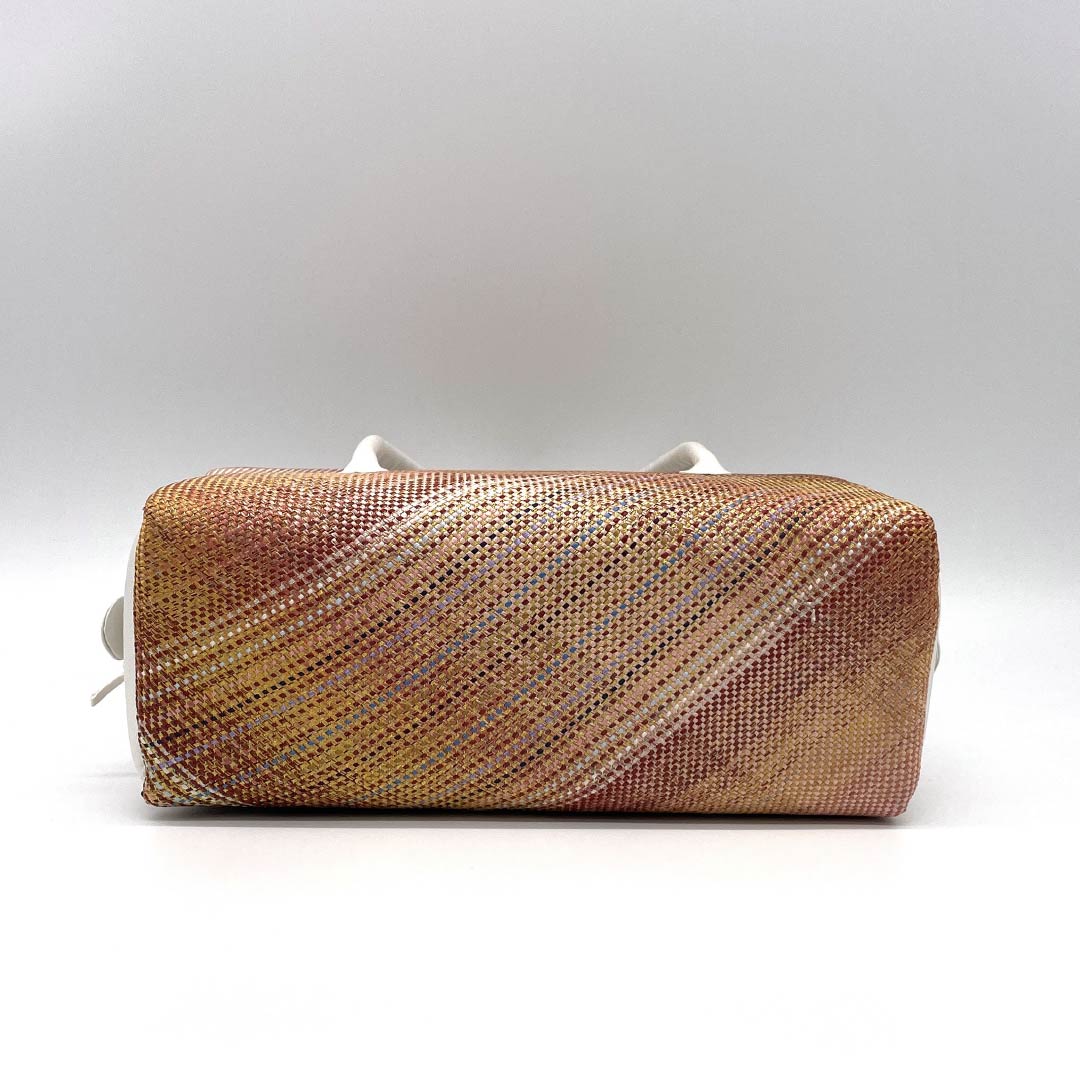 (Like New) Semi-Formal Japanese Bag, New Rank, Triaxial Weave Nishijin-ori Rikyu Bag, Gradient Pattern, 113900096199
