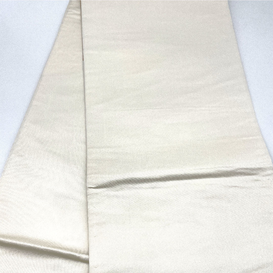 Fukuro Obi Watanabe, Full-length, Length 432cm, Pure Silk, A-Rank, Full-length, Formal, White, 1123003733311