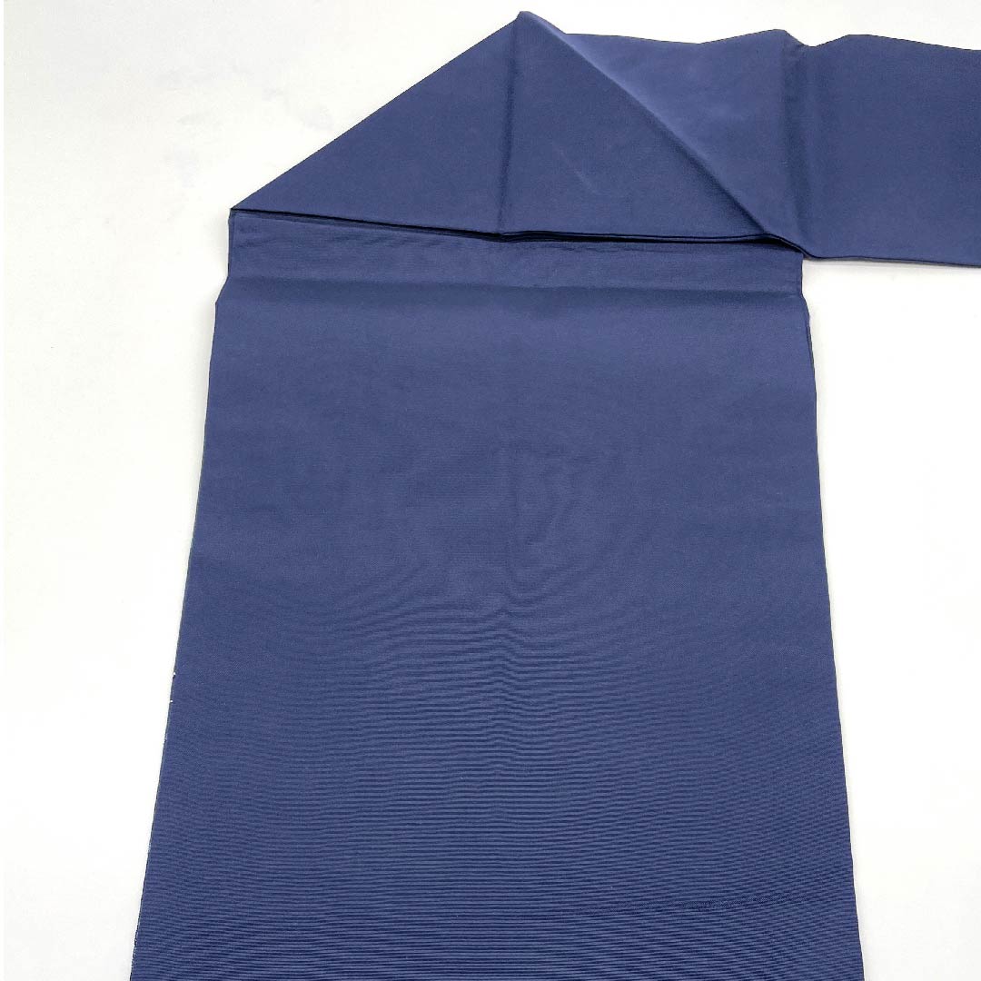 Nagoya obi, navy blue, Chinese flower pattern, obi length 356cm, pure silk, A rank, point pattern, casual, navy blue, 1124003033318, Nagoya style