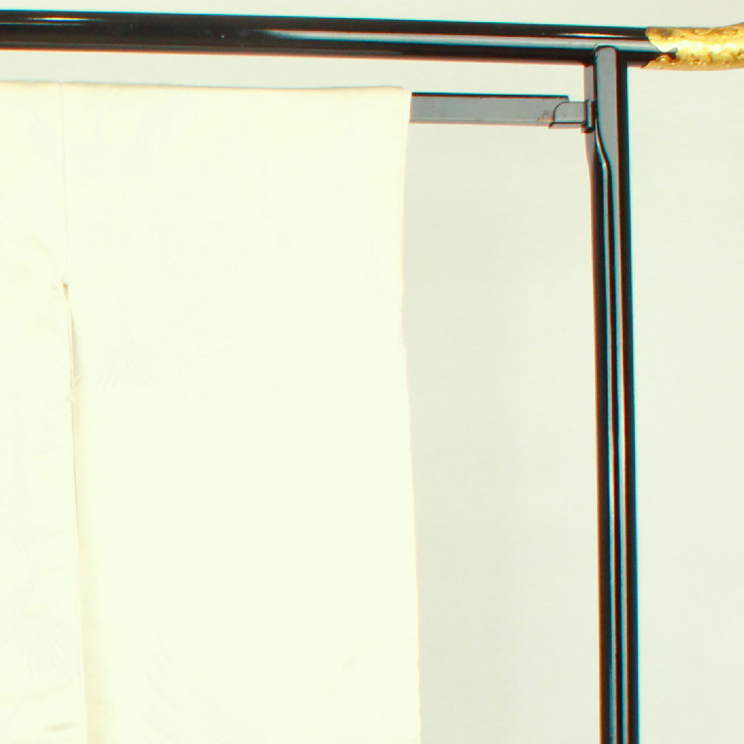 Shiromuku (White Kimono) Length 194cm Karaori Hakutsuru Silk A Rank Awase White 1110000503911