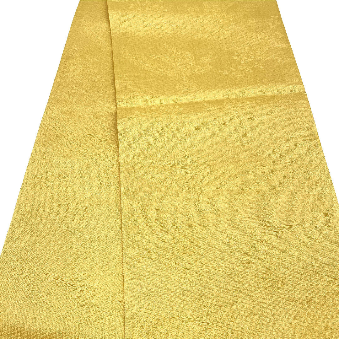 【未仕立】袋帯 正絹 NEWランク 伝統工芸士 桐 留袖用 帯丈455cm 六通 フォーマル 金系 1123002471421