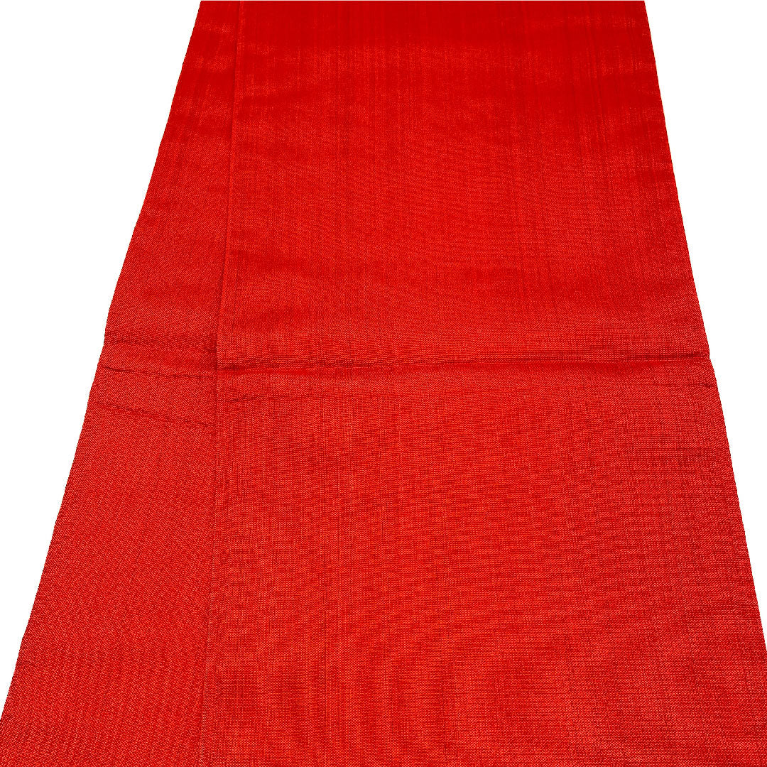Fukuro Obi with Mural Pattern, Length 428cm, Pure Silk, S Rank, Six-way, Casual, Red, 1123003642312