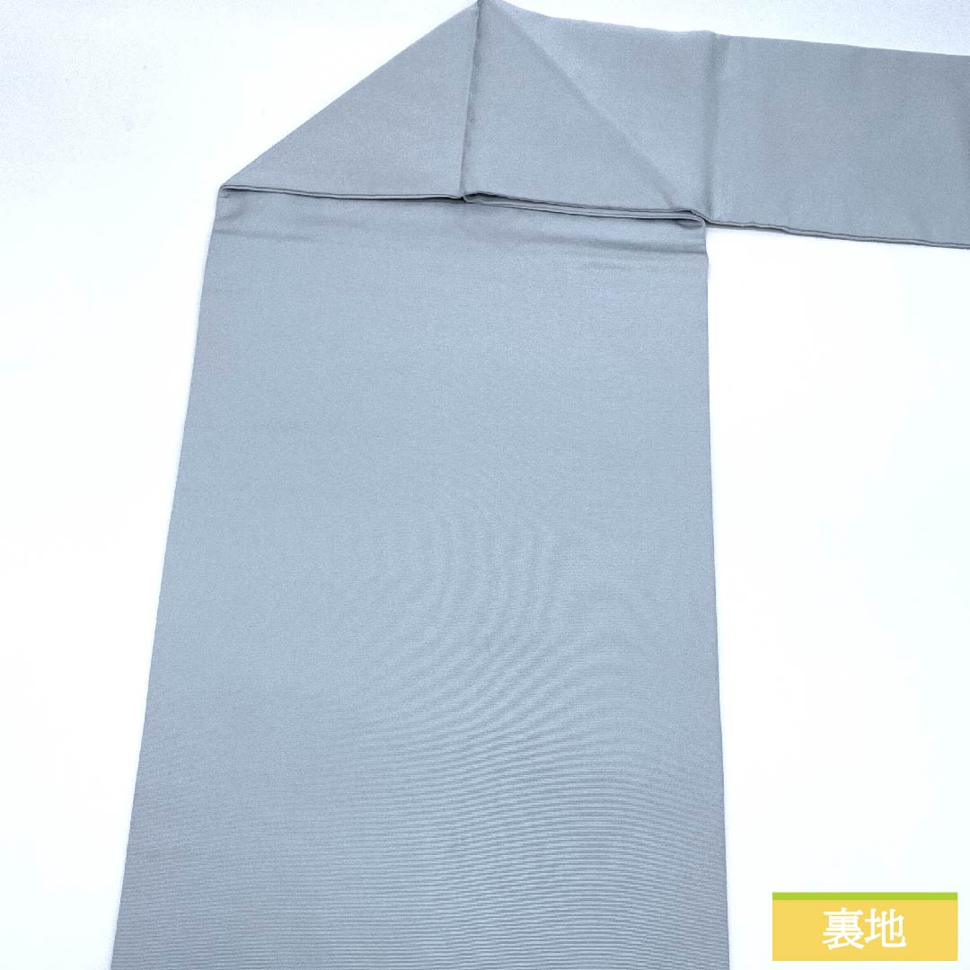 Nagoya obi, white and indigo, Shiose, carp, climbing a waterfall, obi length 383cm, pure silk, A rank, point pattern, casual, light blue, 1124005613324, Nagoya style