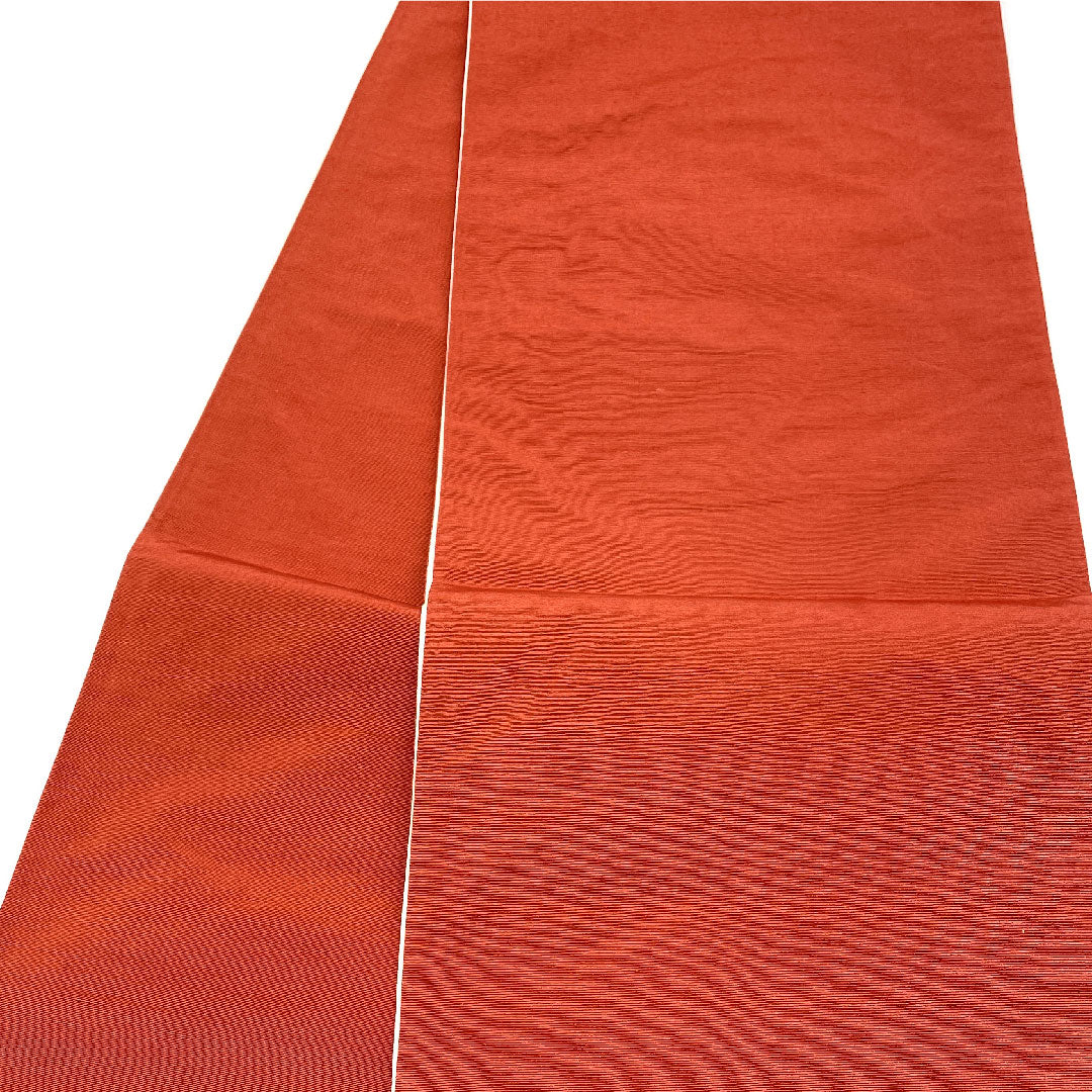 Fukuro Obi, Abstract Pattern, Full-Length, Tsumugi Fabric, Certificate Number 205, Obi Length 422cm, Pure Silk, S Rank, Full-Length, Casual, White, 1123004182311