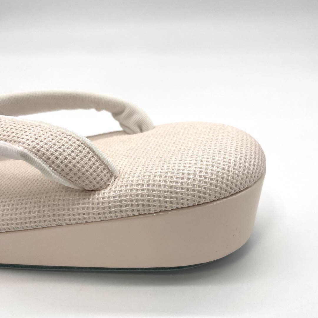 (Like New) Casual Zori Sandals, Synthetic Leather, New Condition, La Sole, Low-Rebound, Sisal, 24cm Length, Size L, Pink, Product Number: 1122001541413