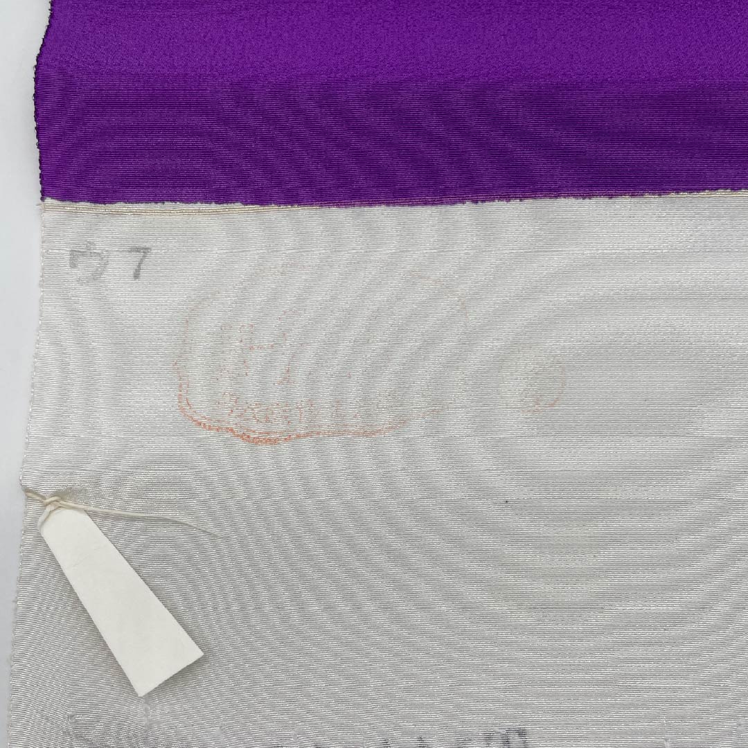 Fabric Komon Pure Silk Purple Tango Chirimen Ball Classic Pattern New Rank Purple 1130001071920