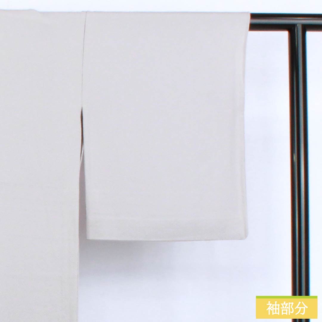 Solid-colored silk kimono, A-rank, length 159cm, sleeve length 62cm, light ink color (usuzumiiro), single crest, wisteria pattern, plain, gray, single layer, product number 1114002313322