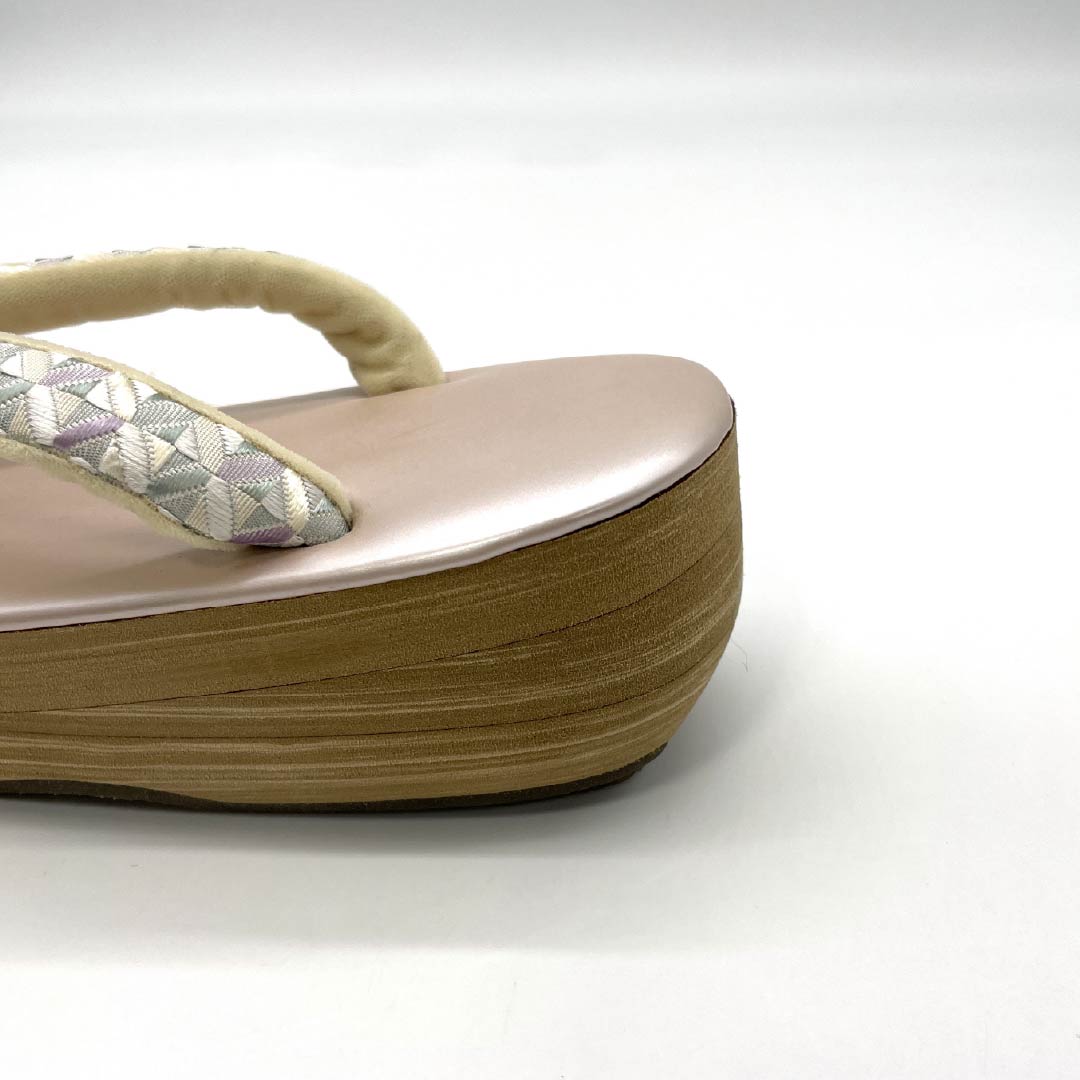 (Like New) Seinosuke Zori Sandals, Synthetic Leather, New Condition, Casual, EVA, Length 24cm, Size L, Pink, Product Number: 1122001491413