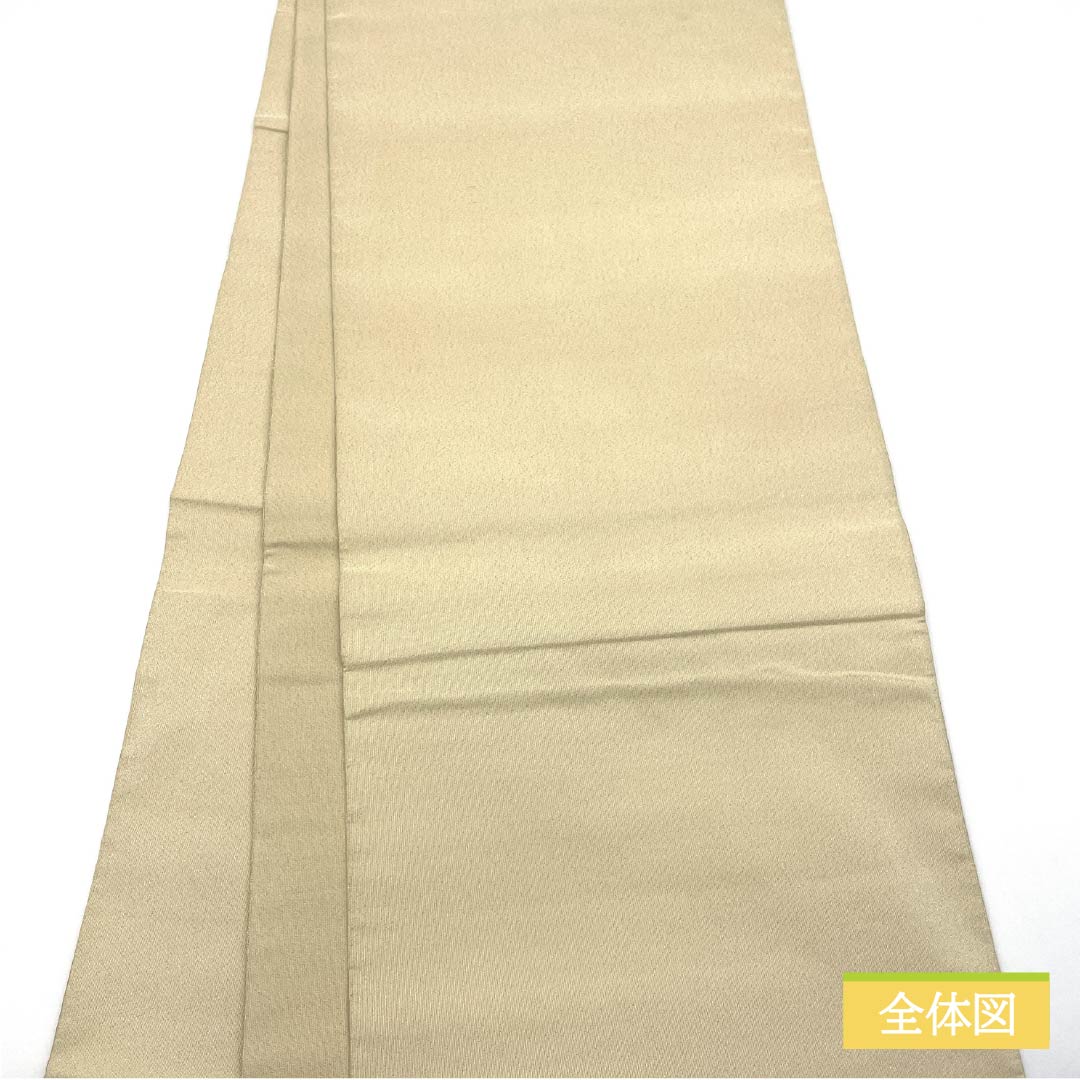 袋帯 正絹 Aランク 生成り色(きなりいろ) 綴れ織 留袖用 遠山 古典柄 帯丈448cm ポイント柄 フォーマル クリーム系 1123015313315