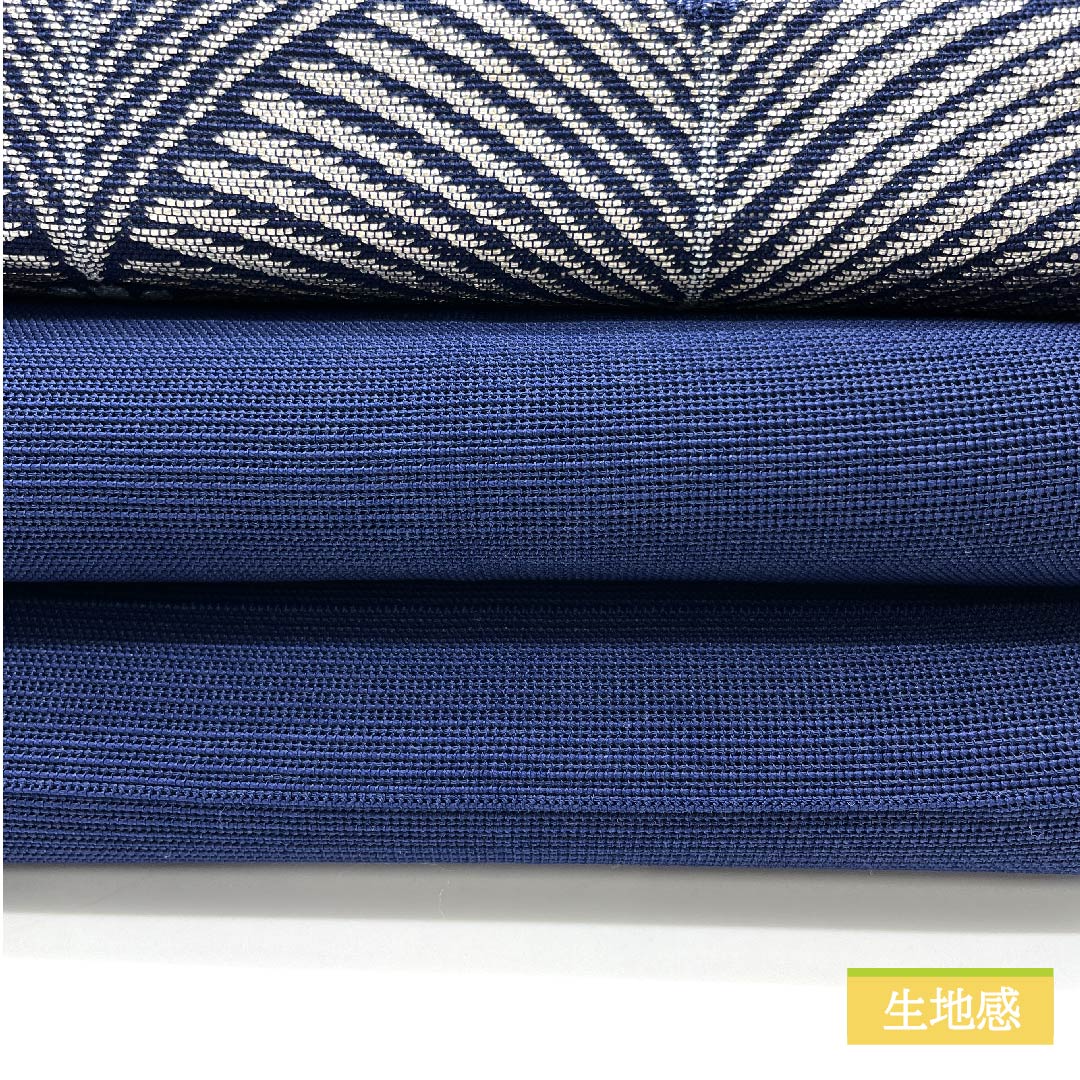Half-width obi, polyester, Korean indigo, pine, accent pattern, classic pattern, obi length 376cm, navy, S rank, 1125001052318