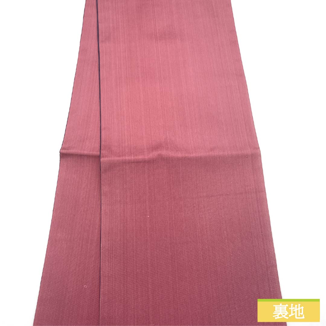 Fukuro Obi (Sash), Pure Silk, Grade A, Striped, 440cm Long, Full Length, Casual, Gradient Pattern, 1123015403399