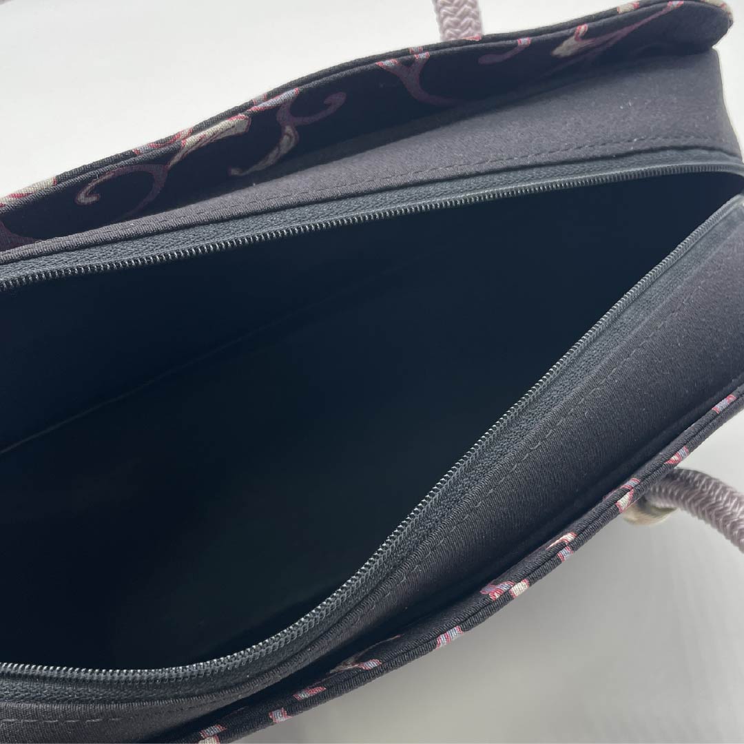(Like New) Casual Japanese Style Bag, New Rank, Goshima Himo Rikyu Bag, Black, 113900101110