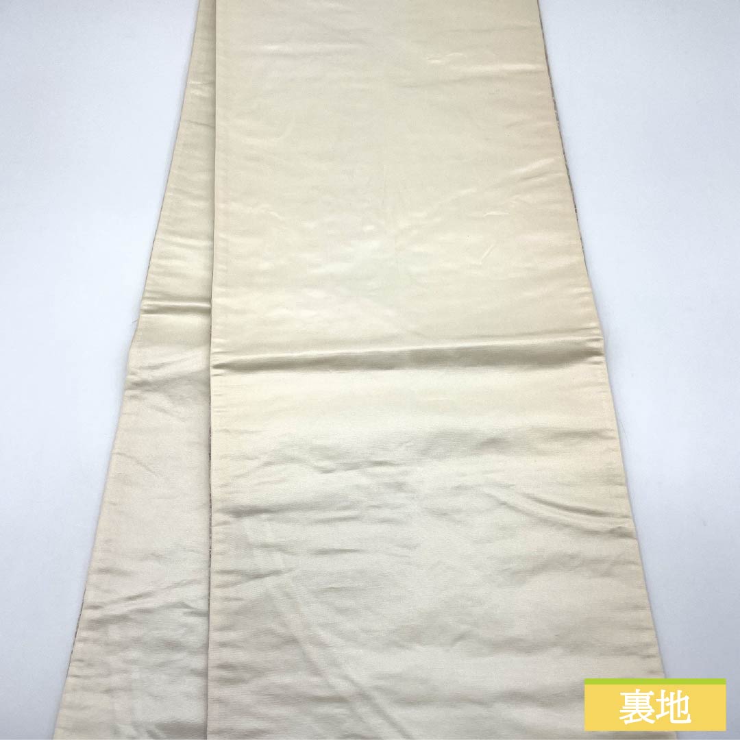 袋帯 正絹 Aランク 小桜 引箔 帯丈440cm 六通 セミフォーマル グラデーション系 1123015213399