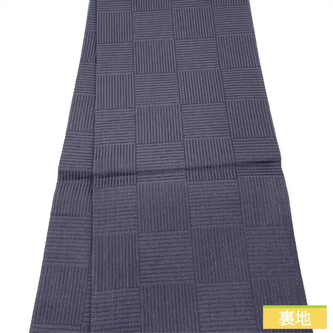 Pure silk striped dyed obi, 446cm long, S rank, full-length, semi-formal, gradient pattern, product number 1123014792399