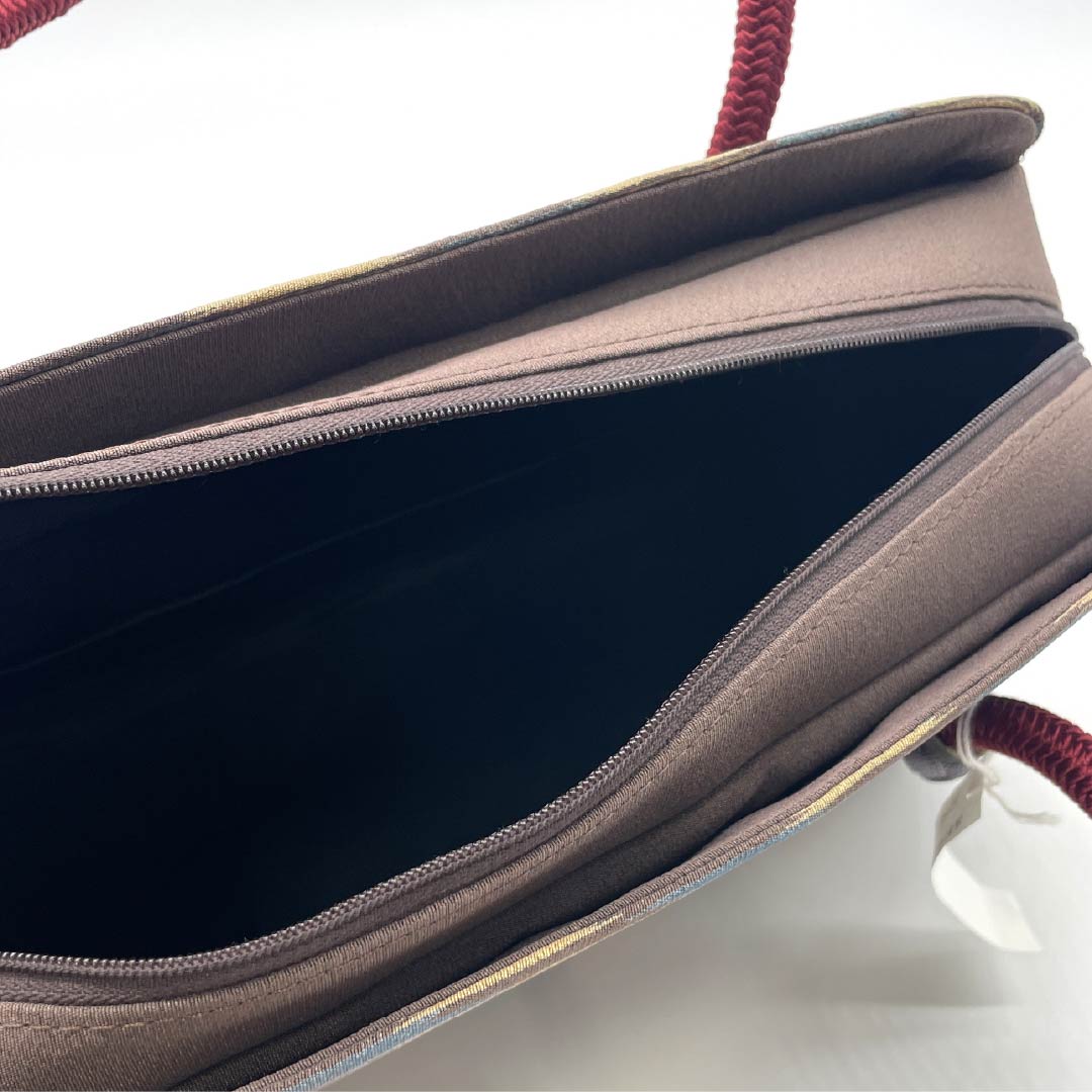 (Like New) Japanese Style Bag, Casual, New Rank, Goshima Himo Rikyu Bag, Brown, 113900104114